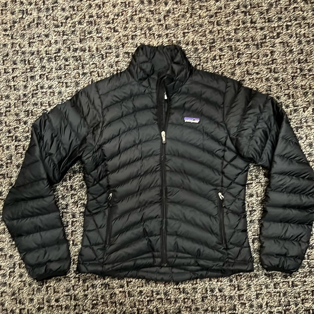 Black Patagonia Down Sweater Jacket